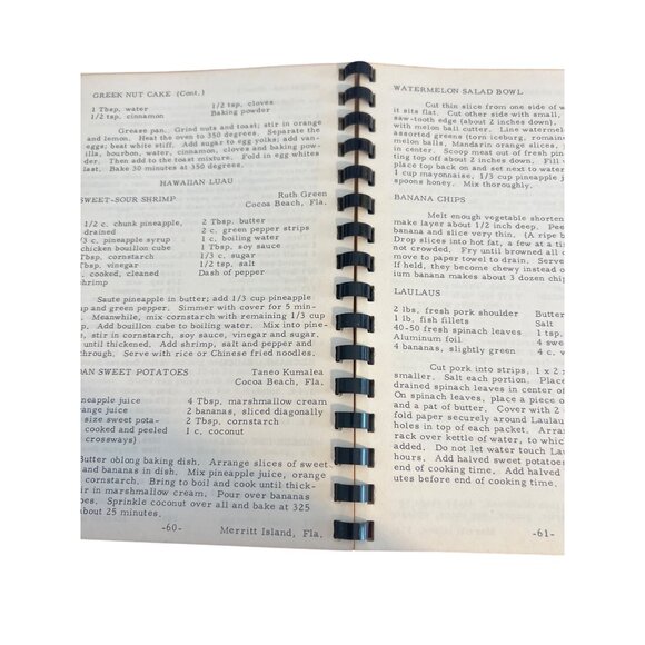 Vintage 1967 Whats Cooking At Cape Kennedy Cookbook Spiral Bound - Picture 4 of 4